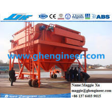 40 Cbm Port Handling Machine Dust Collector Mobile Hopper